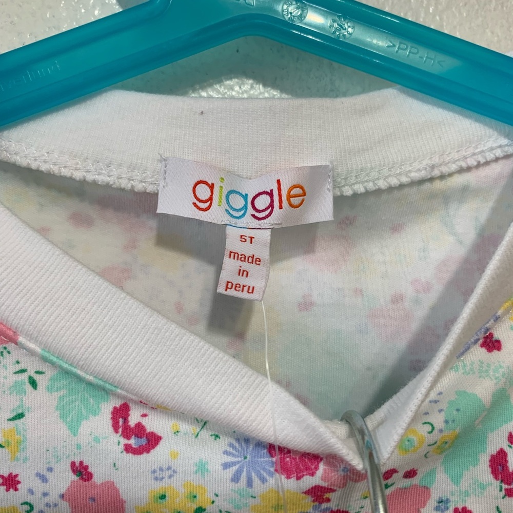 GIGGLE 2pc Floral Pajama Set - Picture 7 of 7